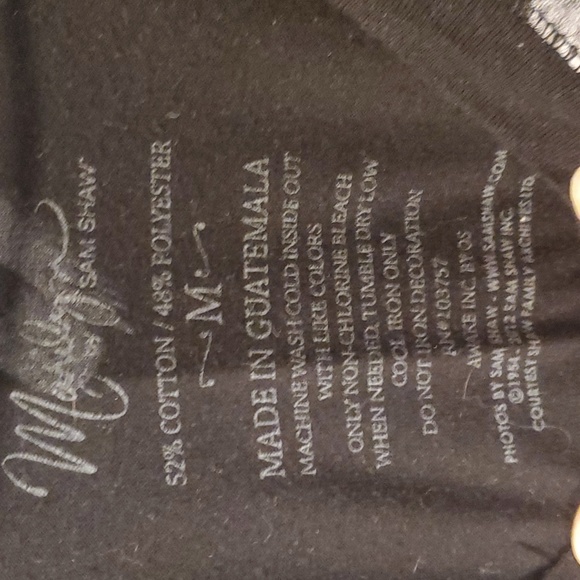 Marilyn Monroe, medium graphic t shirt with capped sleeves. - Picture 3 of 3